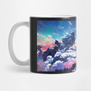 Abstract Anime Clouds Mug